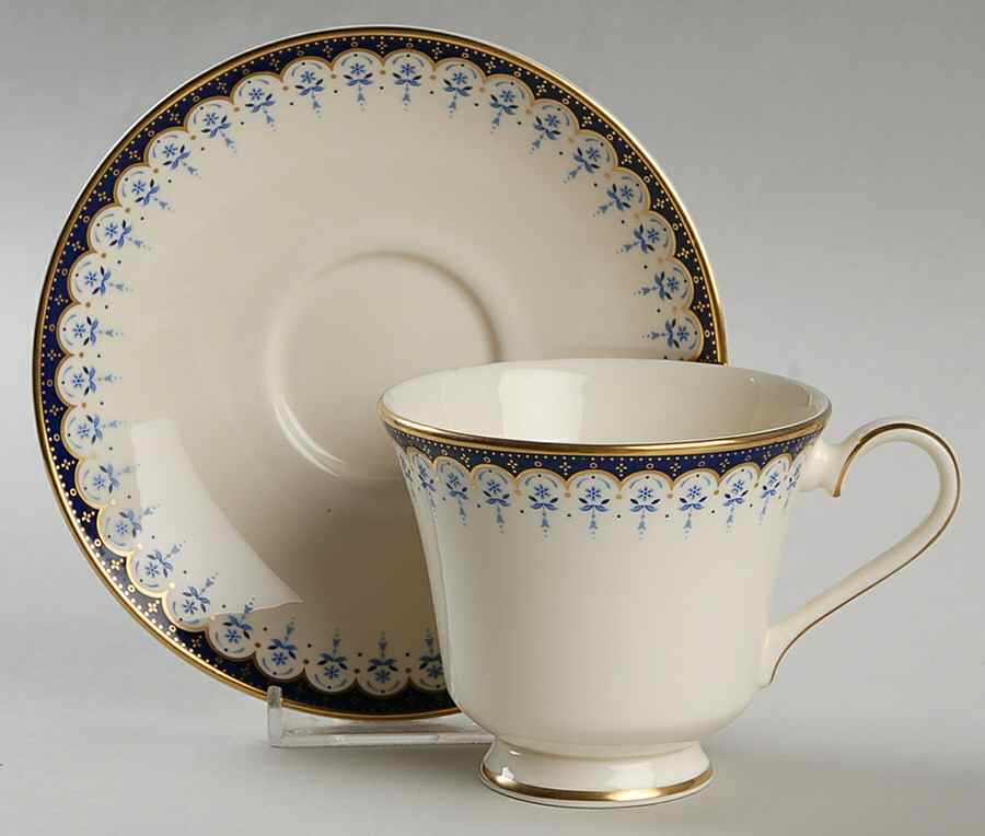 Consort Footed Cup & Saucer Set by Minton-1