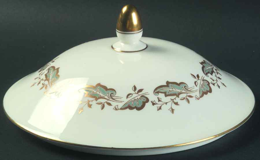 Corinthian Lid for Round Vegetable by Minton-1