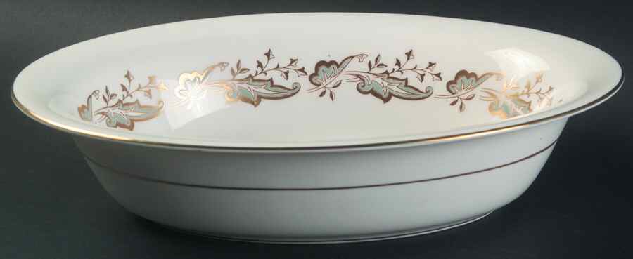 Corinthian 10" Oval Vegetable Bowl by Minton-1