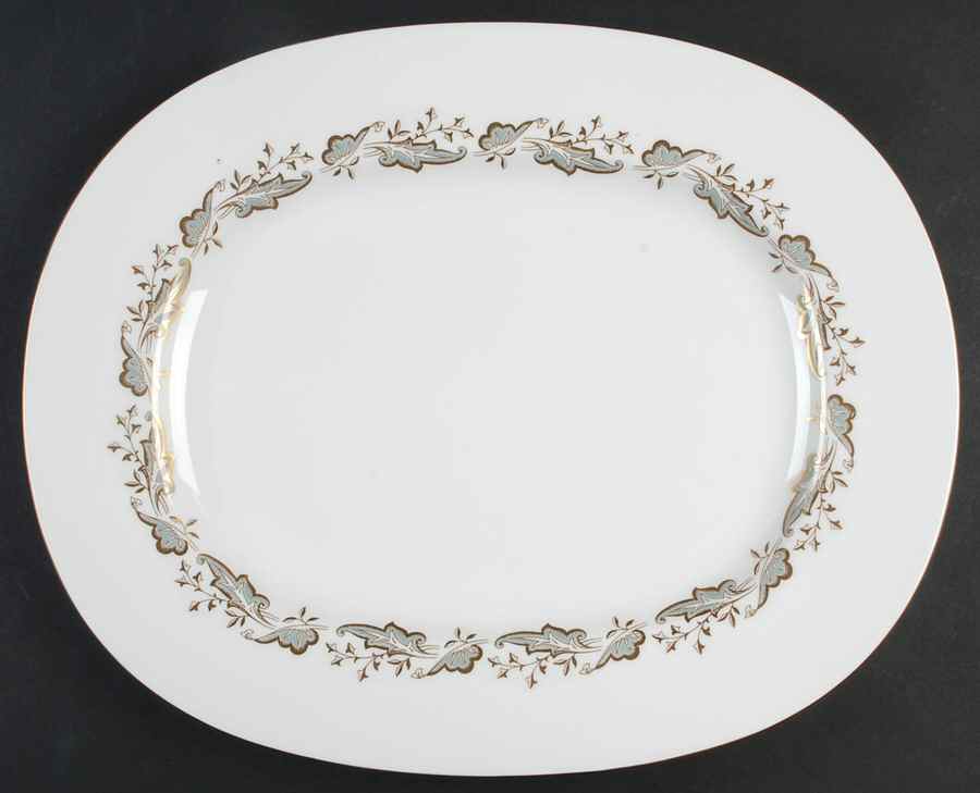 Corinthian 15" Oval Serving Platter by Minton-1