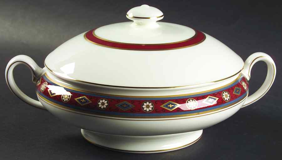 Cordoba Round Covered Vegetable by Minton-1