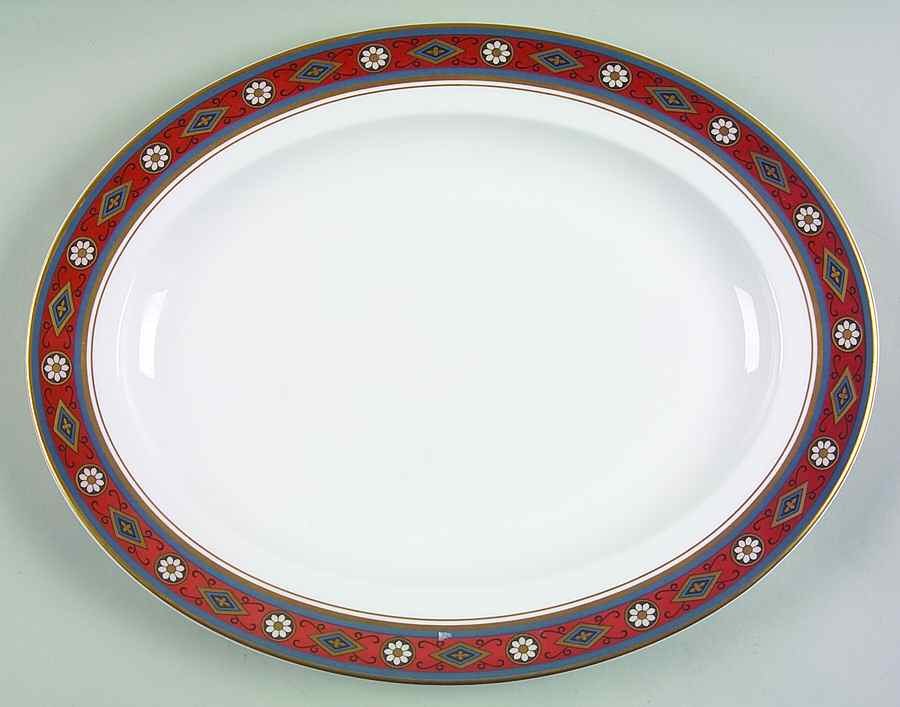Cordoba 13" Oval Serving Platter by Minton-1