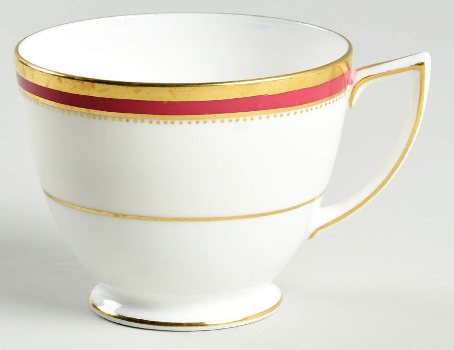 Crimson Ivory Footed Cup by Minton-1