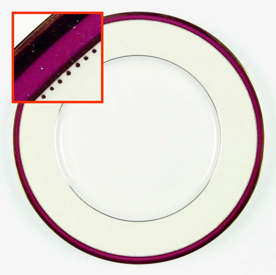 Crimson Ivory Dinner Plate by Minton-1