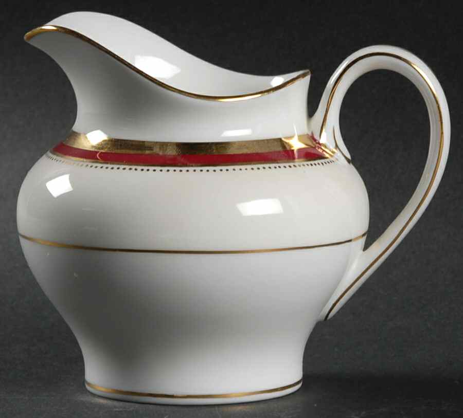 Crimson Ivory Creamer by Minton-1