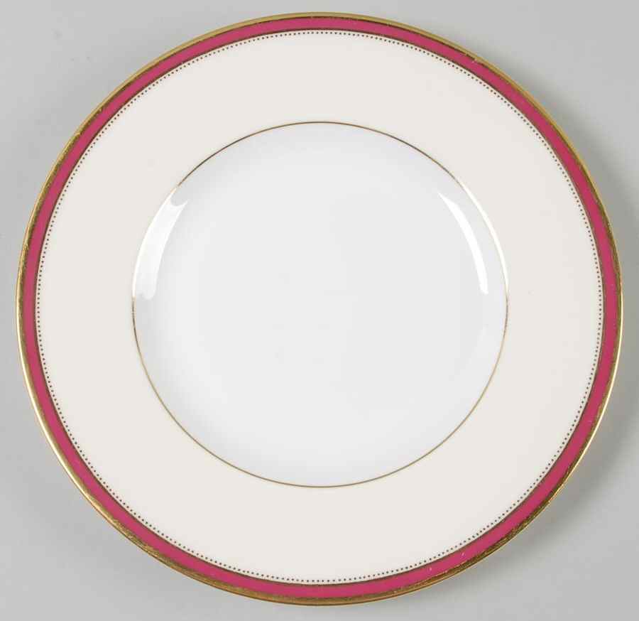 Crimson Ivory Luncheon Plate by Minton-1