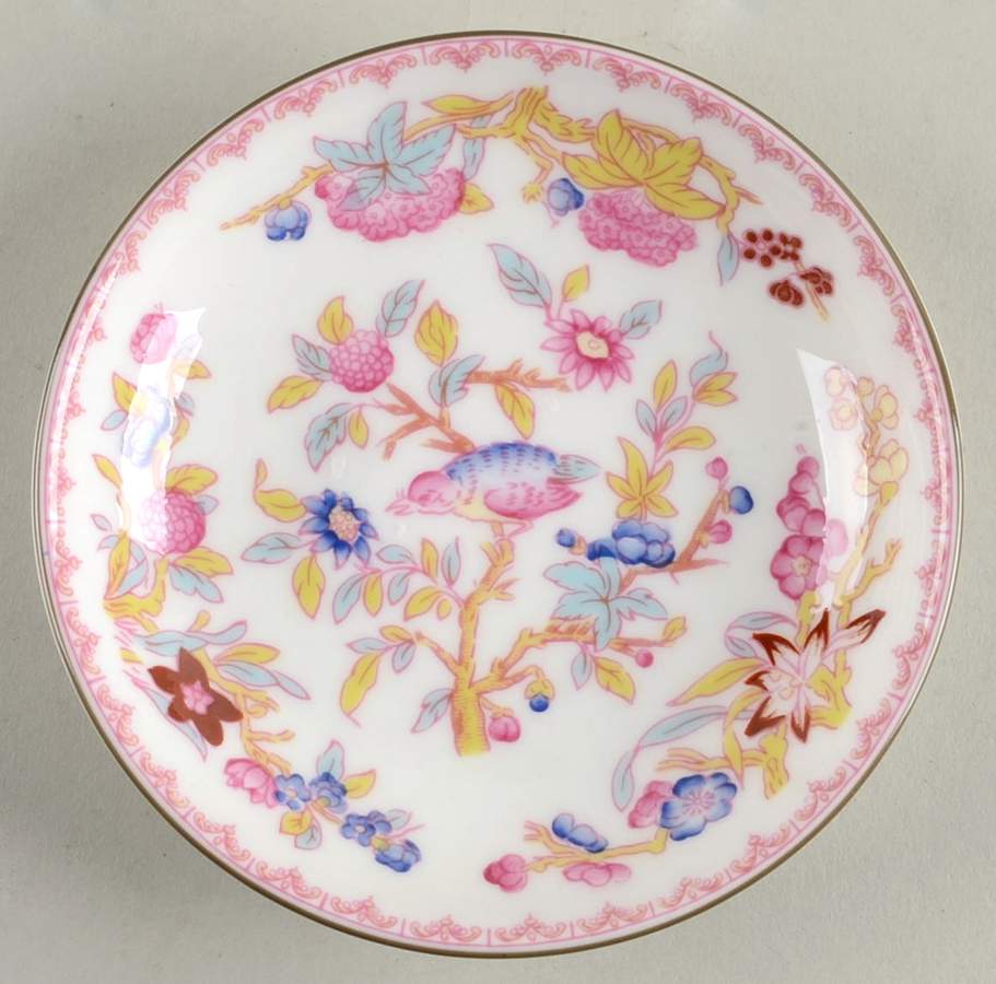 Cuckoo (Smooth, White, Wreath Bkstp) Coaster by Minton-1