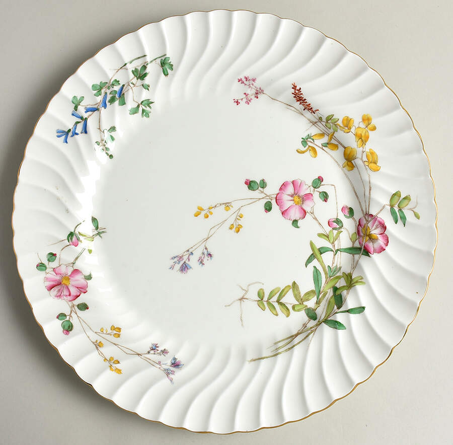 Dainty Sprays 13" Chop Plate (Round Platter) by Minton-1