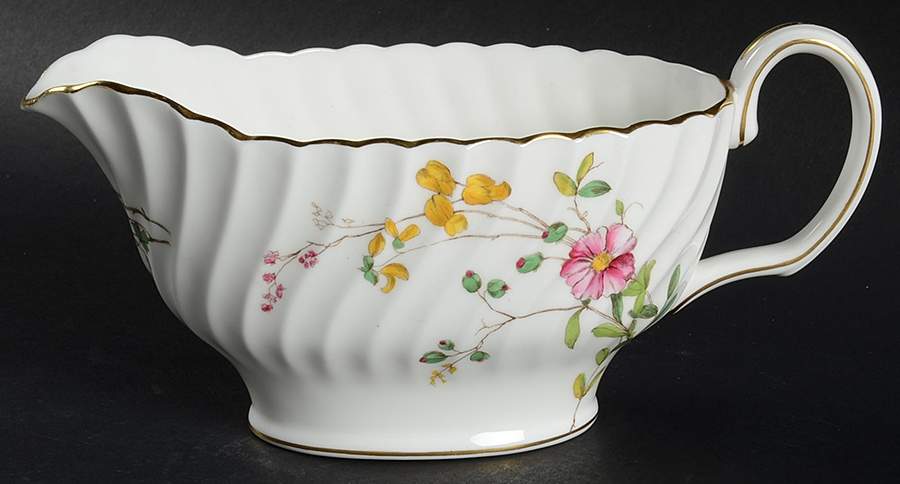 Dainty Sprays Gravy Boat by Minton-1