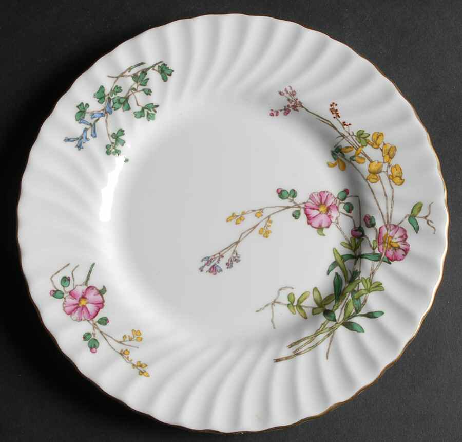 Dainty Sprays Luncheon Plate by Minton-1