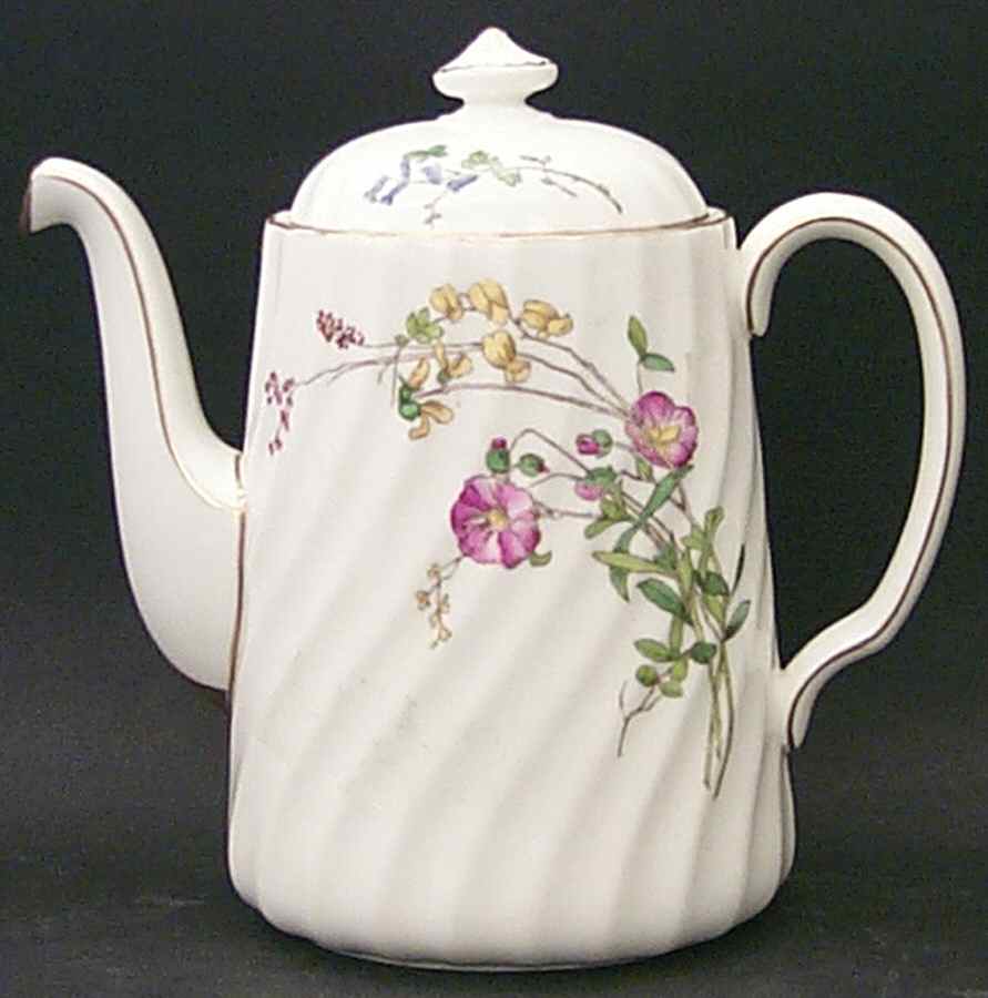 Dainty Sprays Coffee Pot & Lid by Minton-1