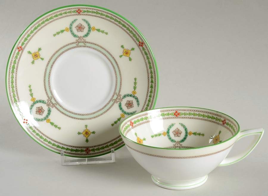 Daventry Footed Cup & Saucer Set by Minton-1