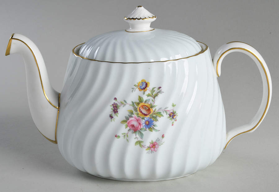 Dawn Blue Teapot & Lid by Minton-1