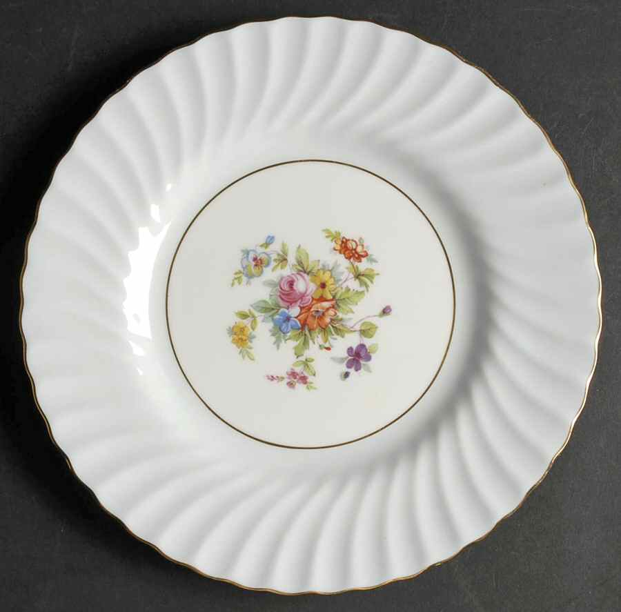 Dawn Blue Luncheon Plate by Minton-1