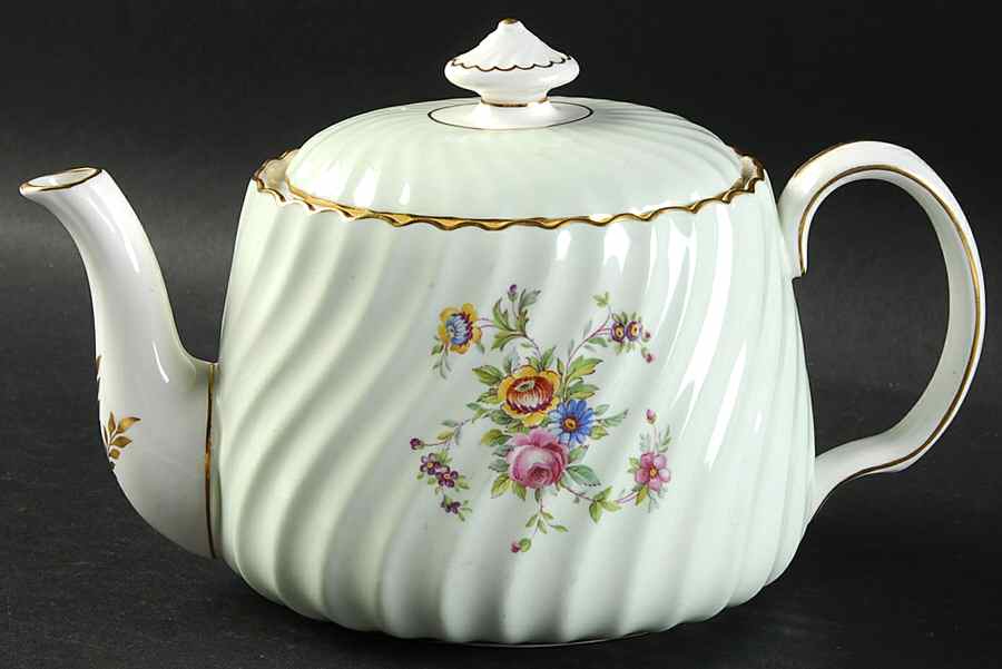 Dawn Pale Green Small Teapot & Lid by Minton-1