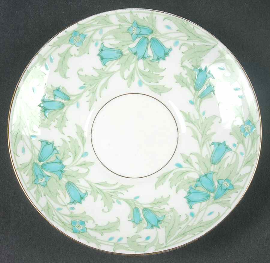Debutante Green Saucer by Minton-1