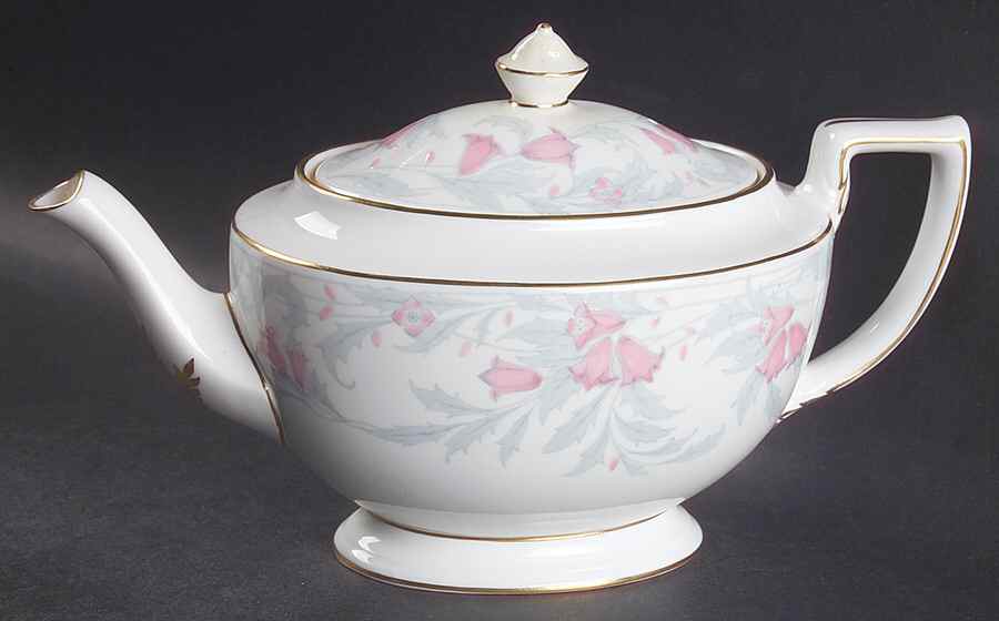 Debutante Gray Teapot & Lid by Minton-1