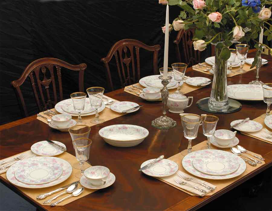 Debutante Gray 45 Piece Estate Set by Minton-1
