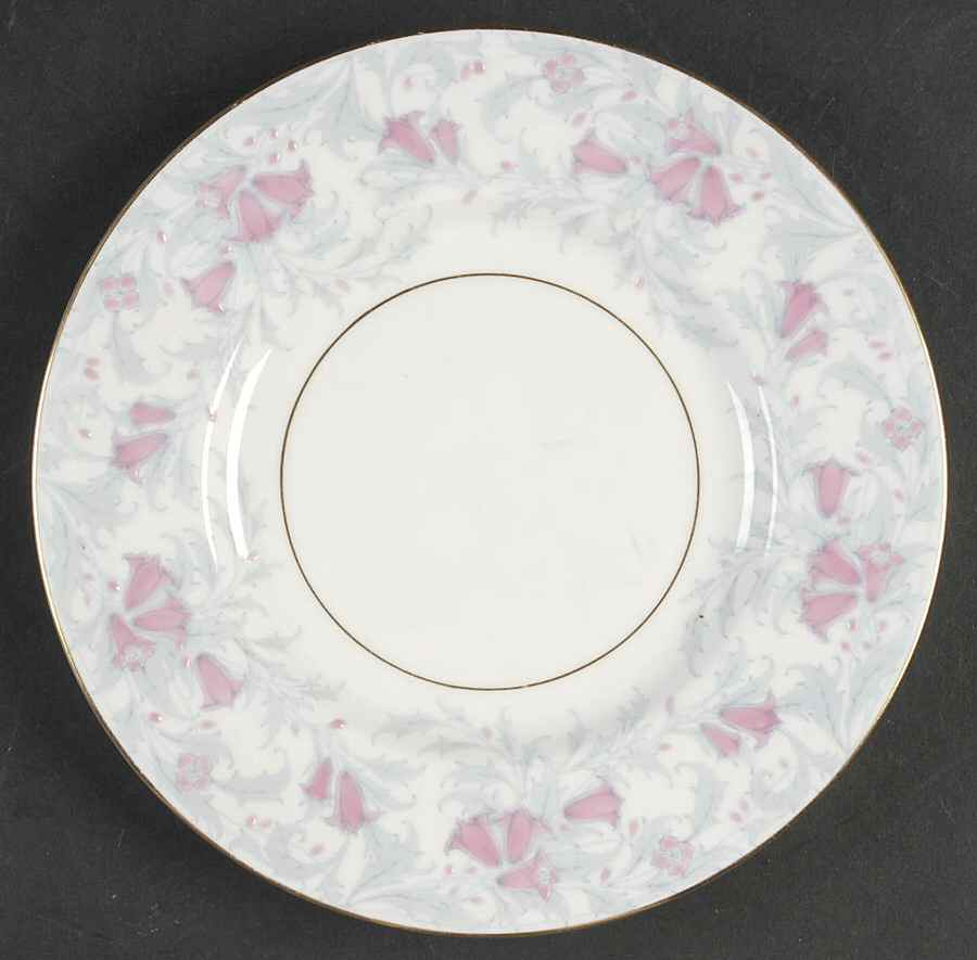 Debutante Gray Luncheon Plate by Minton-1