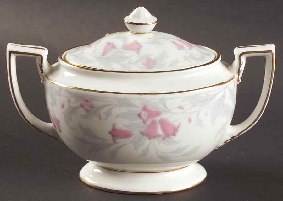 Debutante Gray Sugar Bowl & Lid by Minton-1