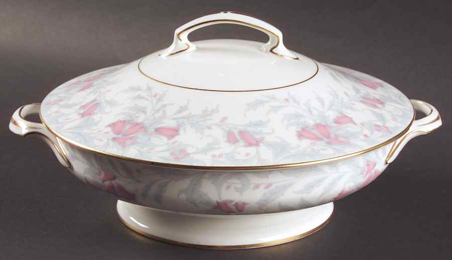 Debutante Gray Round Covered Vegetable by Minton-1