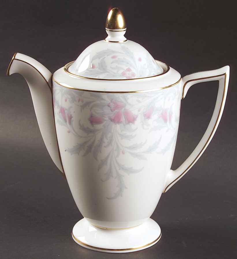 Debutante Gray Coffee Pot & Lid by Minton-1