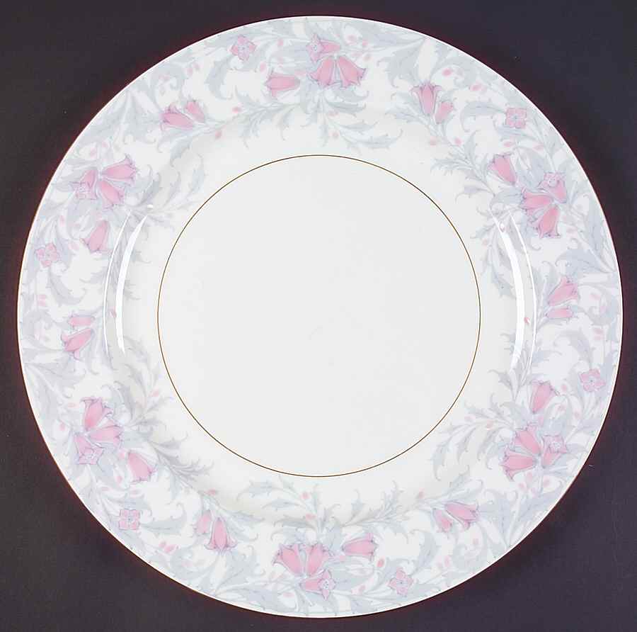 Debutante Gray 12" Chop Plate (Round Platter) by Minton-1