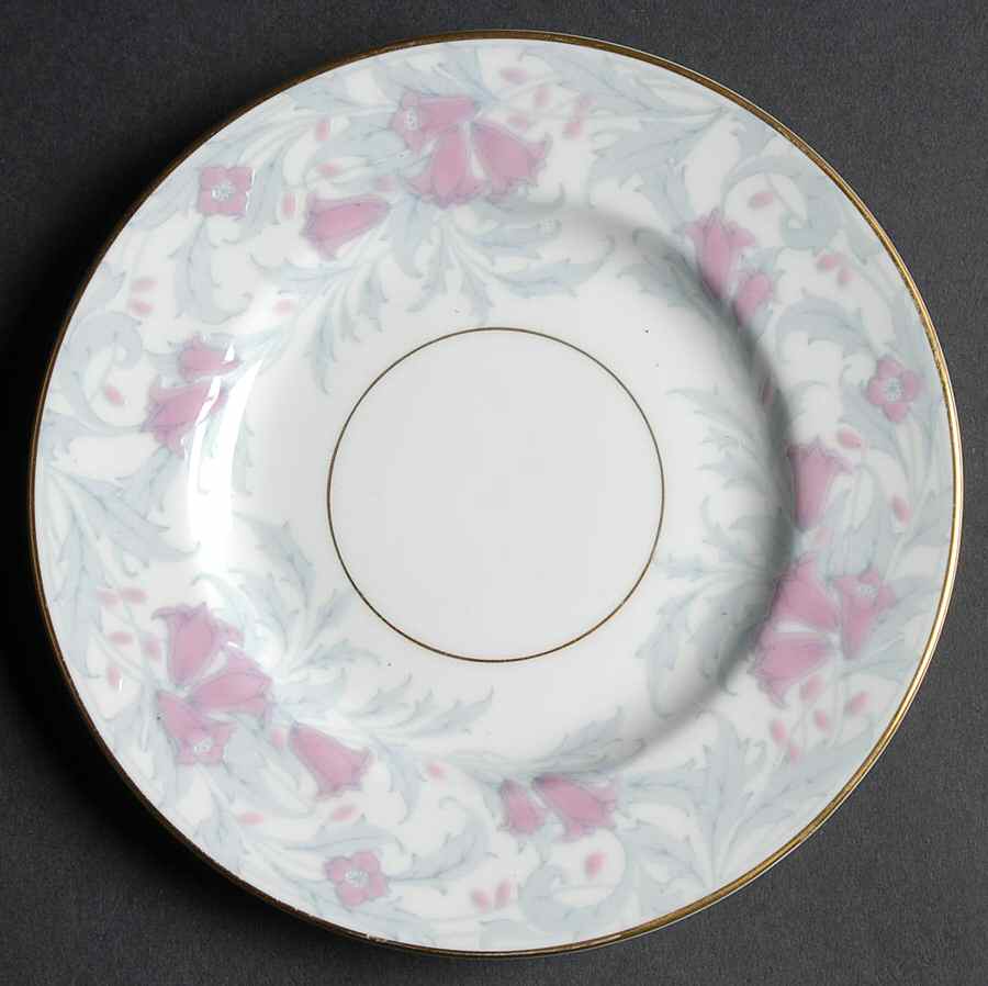 Debutante Gray Bread & Butter Plate by Minton-1