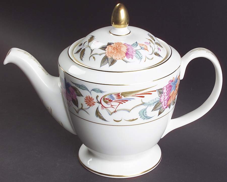 Donovan Bird Teapot & Lid by Minton-1