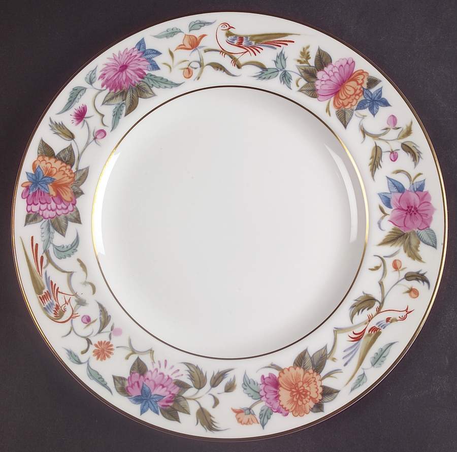 Donovan Bird Salad Plate by Minton-1