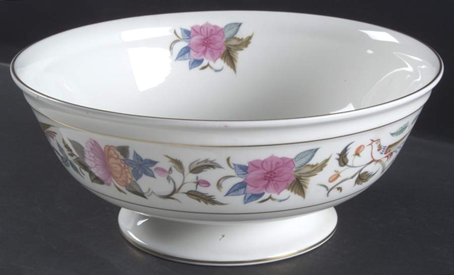Donovan Bird Large Salad Serving Bowl by Minton-1