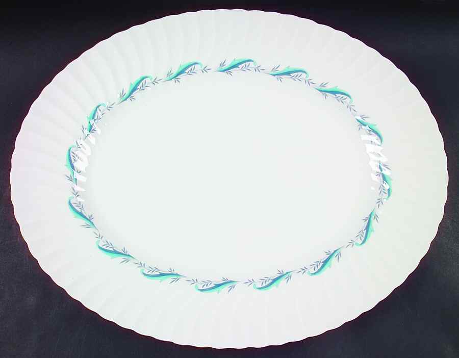 Downing 17" Oval Serving Platter by Minton-1