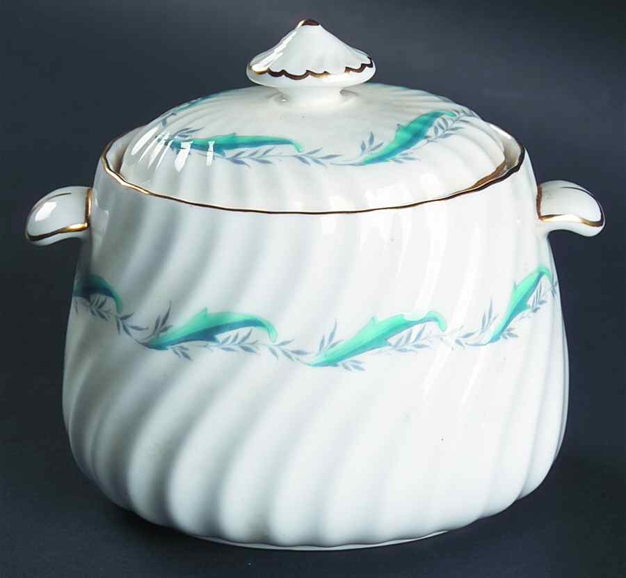 Downing Sugar Bowl & Lid by Minton-1