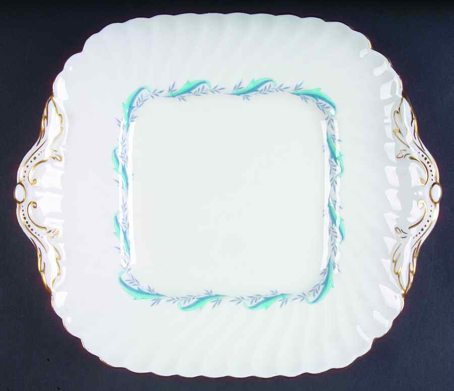 Downing Square Cake Plate by Minton-1