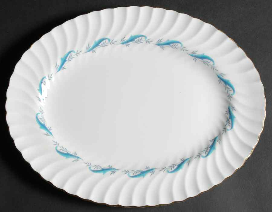 Downing 12" Oval Serving Platter by Minton-1
