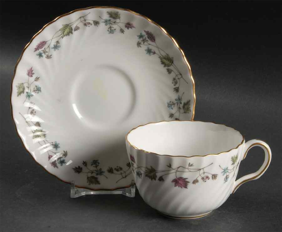 Dryden Flat Cup & Saucer Set by Minton-1