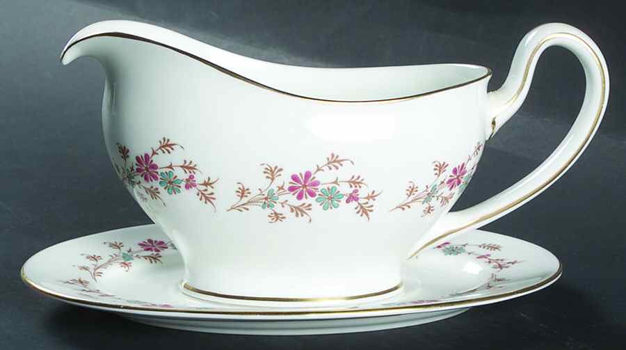 Durham Gravy Boat & Underplate by Minton-1