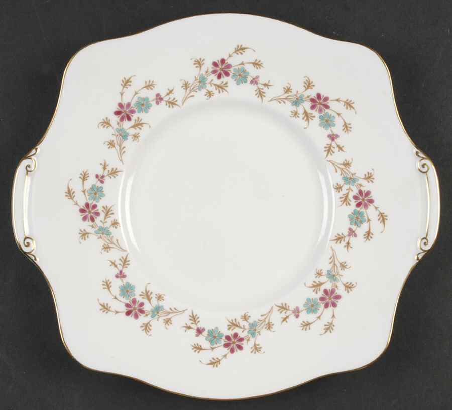 Durham Square Handled Cake Plate by Minton-1
