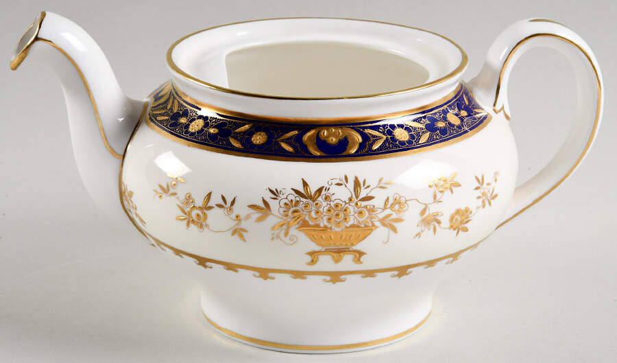 Dynasty Cobalt Small Teapot No Lid by Minton-1