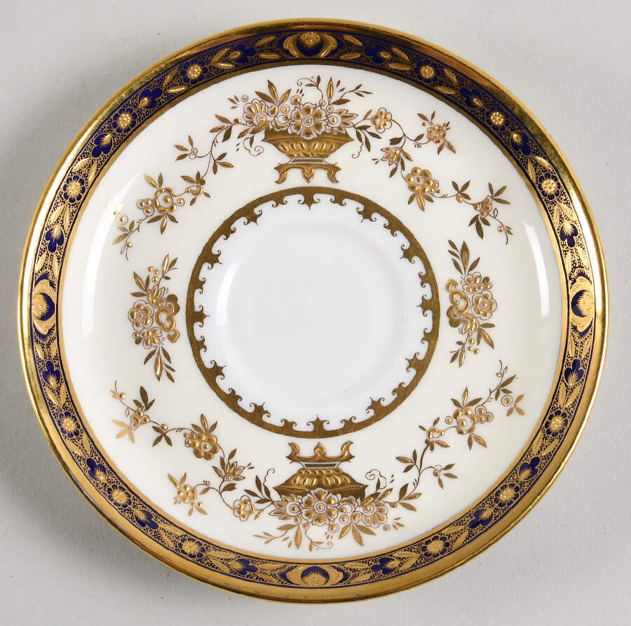 Dynasty Cobalt Saucer for Demitasse Cup by Minton-1