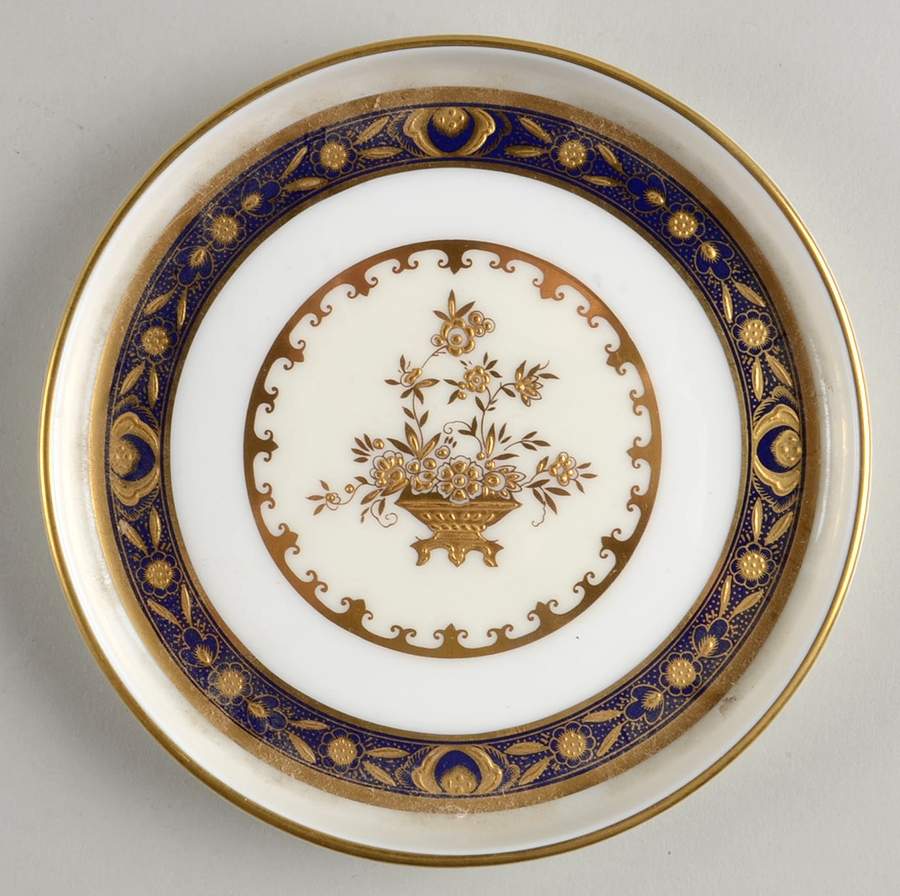 Dynasty Cobalt Wine Bottle Coaster by Minton-1