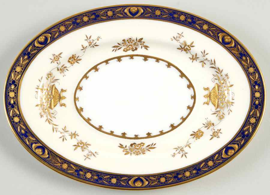 Dynasty Cobalt Underplate for Gravy Boat by Minton-1