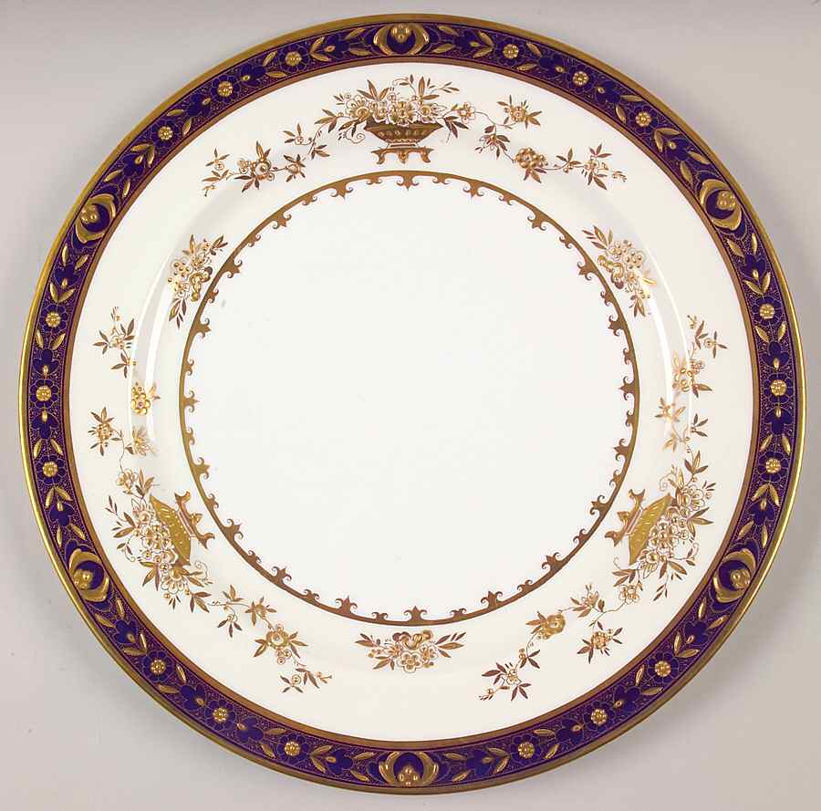 Dynasty Cobalt 12" Chop Plate (Round Platter) by Minton-1