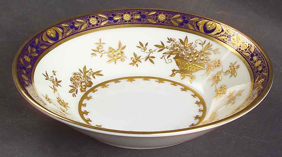 Dynasty Cobalt Fruit/Dessert (Sauce) Bowl by Minton-1
