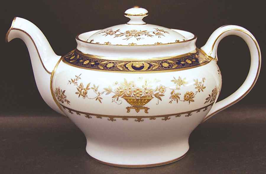 Dynasty Cobalt Teapot & Lid by Minton-1