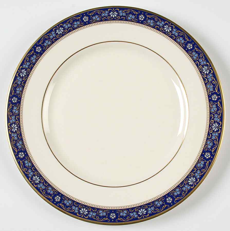 Edinburgh Dark Blue Luncheon Plate by Minton-1