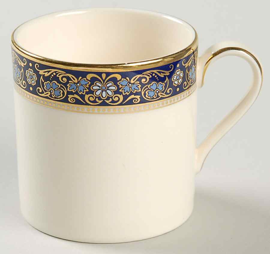 Edinburgh Dark Blue Flat Demitasse Cup by Minton-1