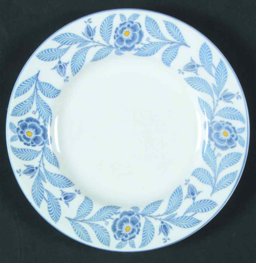 Edinburgh Light Blue Bread & Butter Plate by Minton-1