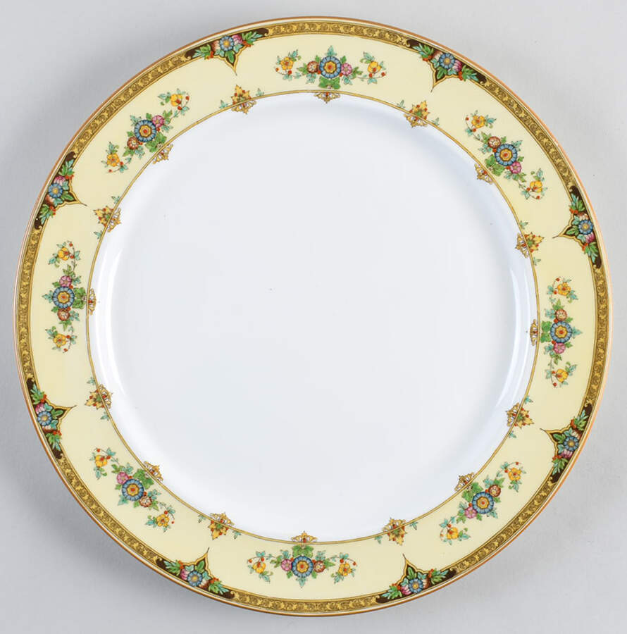 Eloise Orange 14" Chop Plate (Round Platter) by Minton-1