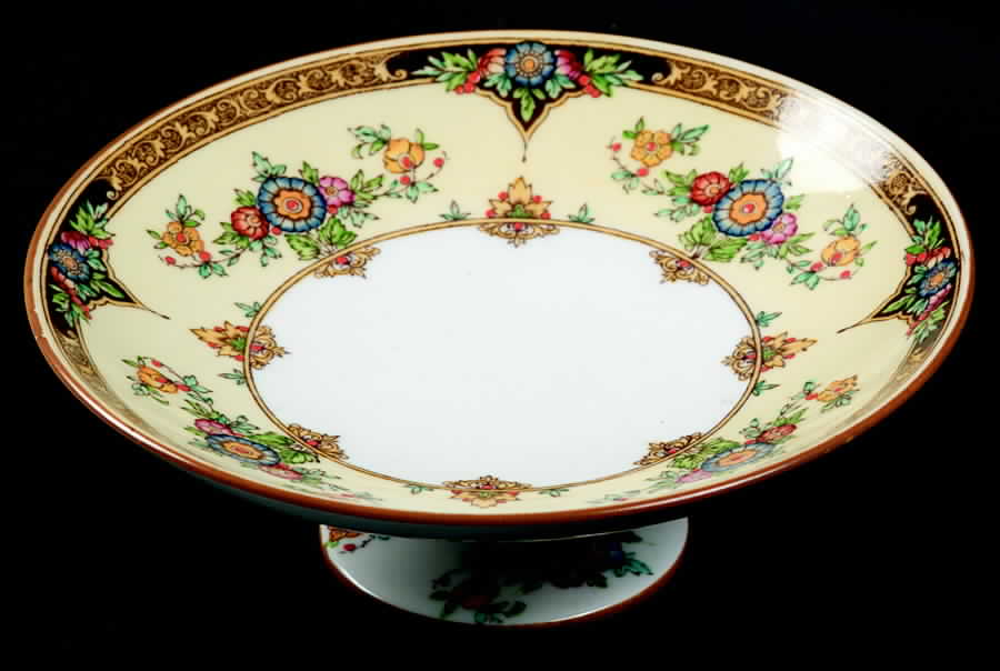 Eloise Orange Round Compote (Height X Width) by Minton-1
